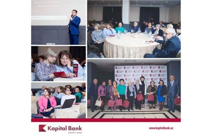 Kapital Bank təqaüdçüləri maarifləndirir