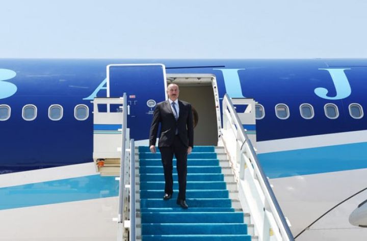 Prezident İlham Əliyev Soçiyə səfər edib  