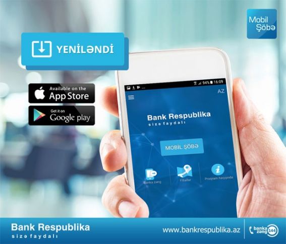 Bank Respublika-dan yenilik - Banka gəlmədən qoşulmaq olar