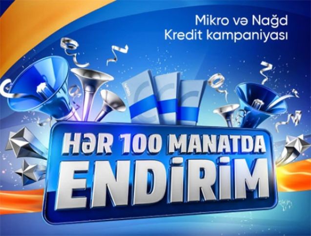 Bank Respublikanın mikro və nağd kreditlərində 100 günlük endirim!