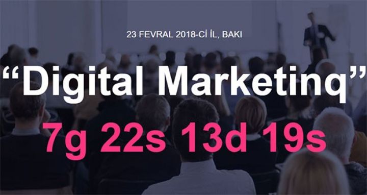 “Digital Marketinq” mövzusunda təlim keçiriləcək