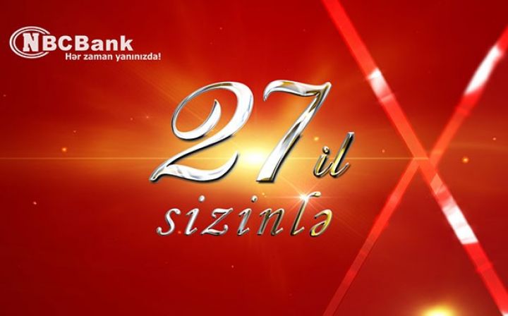 Bu gün “NBCBank”ın yaşıdır 