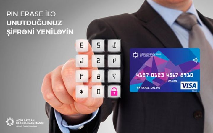 Beynəlxalq Bankdan unudulmuş kart şifrəsinin bərpası imkanı