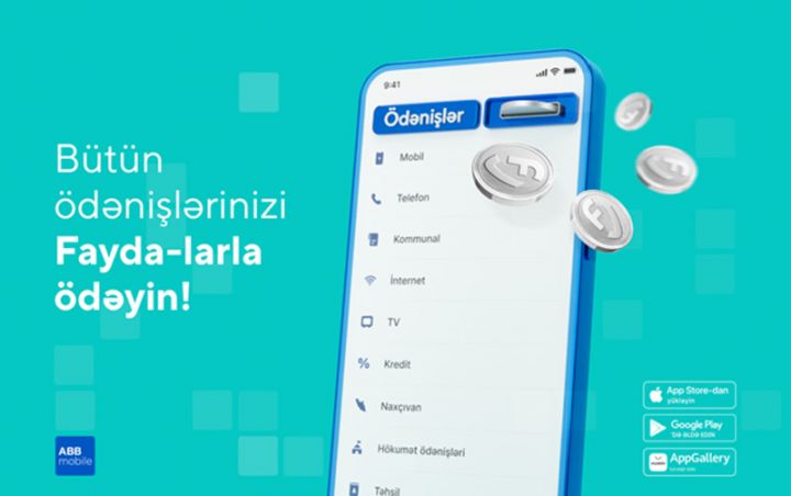 Ödənişləri ABB mobile-da qazandığınız "Fayda"larla edin!