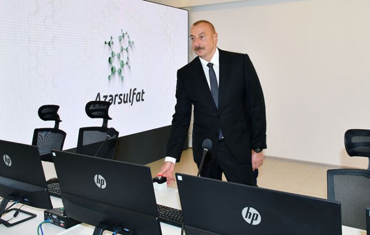 Sulfat turşusu istehsalı müəssisəsi işə salınıb