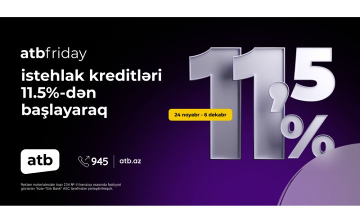 Azər Türk Bank "atb friday" kampaniyasını davam etdirir