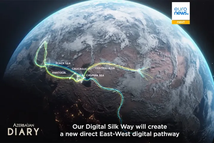 “Euronews”da Transxəzər Fiber-Optik Kabel Xətti layihəsi haqqında xüsusi veriliş yayımlanıb – Video