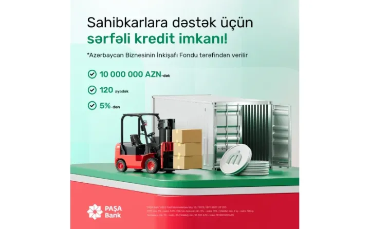 Sahibkarlara 10 milyon manatadək güzəştli kredit imkanı təqdim edilir