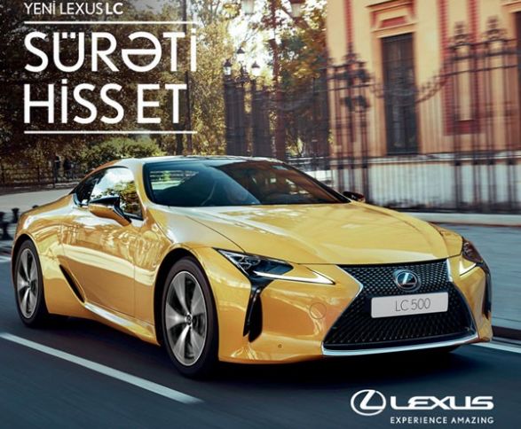 Lexus-dan üçqat yenilik
