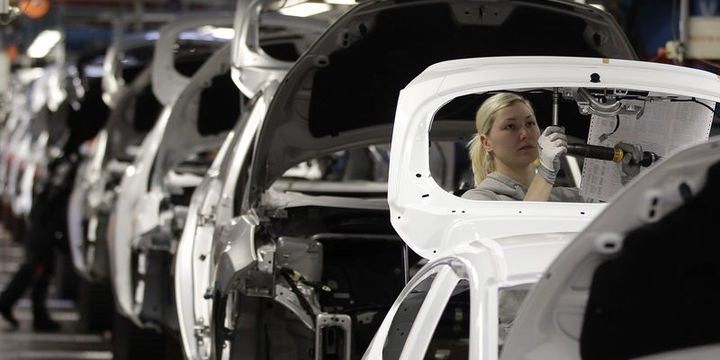 Almaniyada sənaye istehsalı Oktyabrda sərt düşüb