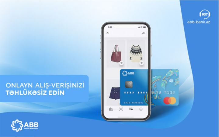 ABB-nin Mastercard ödəniş kartları ilə onlayn alış-veriş daha təhlükəsiz oldu!