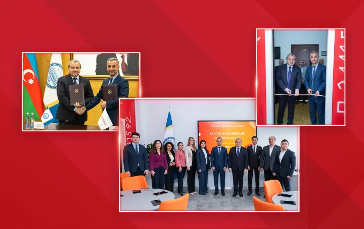 Ölkənin birinci bankı və birinci universiteti arasında memorandum imzalandı